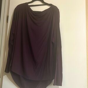 Nice bluse Dark purple really nice back ultra soft jersey